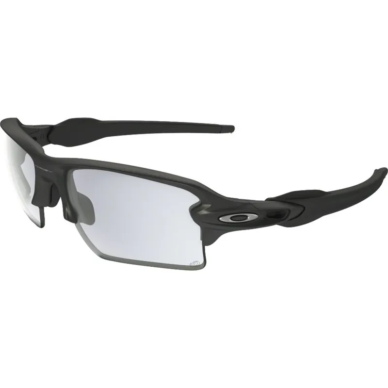 Oakley Flak 2.0 XL Brille - Photochromic - Steel/Clear Black Iridium Activated - OO9188-16 Neu