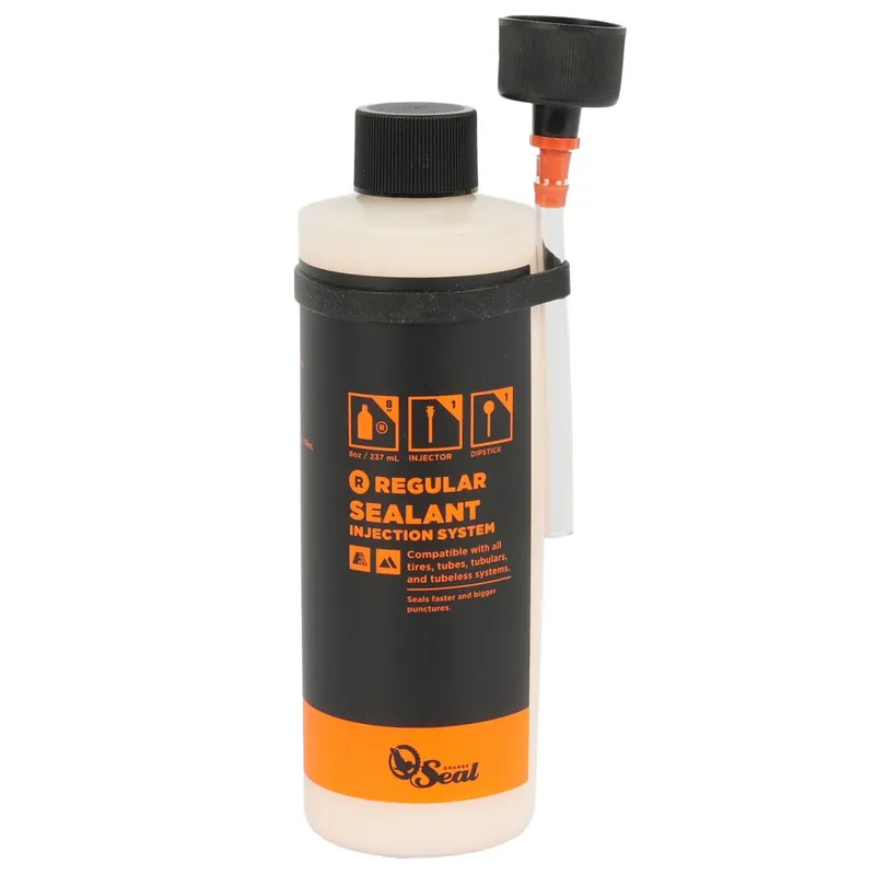 ORANGE SEAL Regular Reifendichtmilch + Einspritzsystem - 8oz / 236ml Wochenendangebot