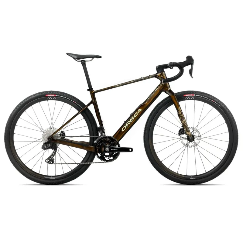 Neu Im Sortiment Orbea TERRA M20iTEAM - GRX Di2 Carbon Gravel Bike - 2026 - Caramel Carbon View (gloss)