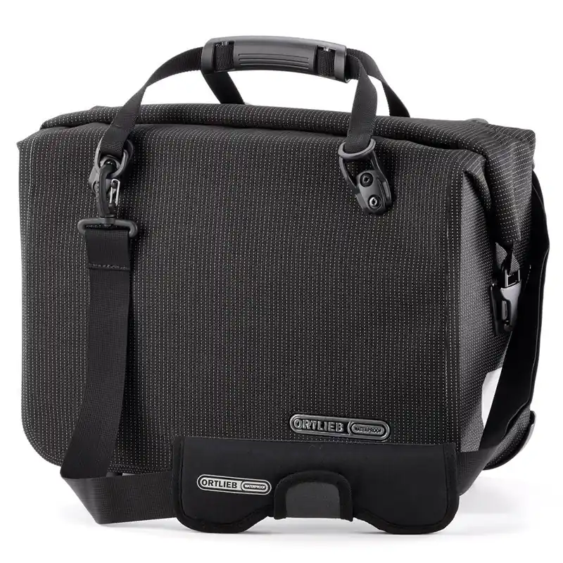 ORTLIEB Office-Bag High Visibility - QL2.1 Fahrradtasche - 21L - schwarz reflex Preisreduziert