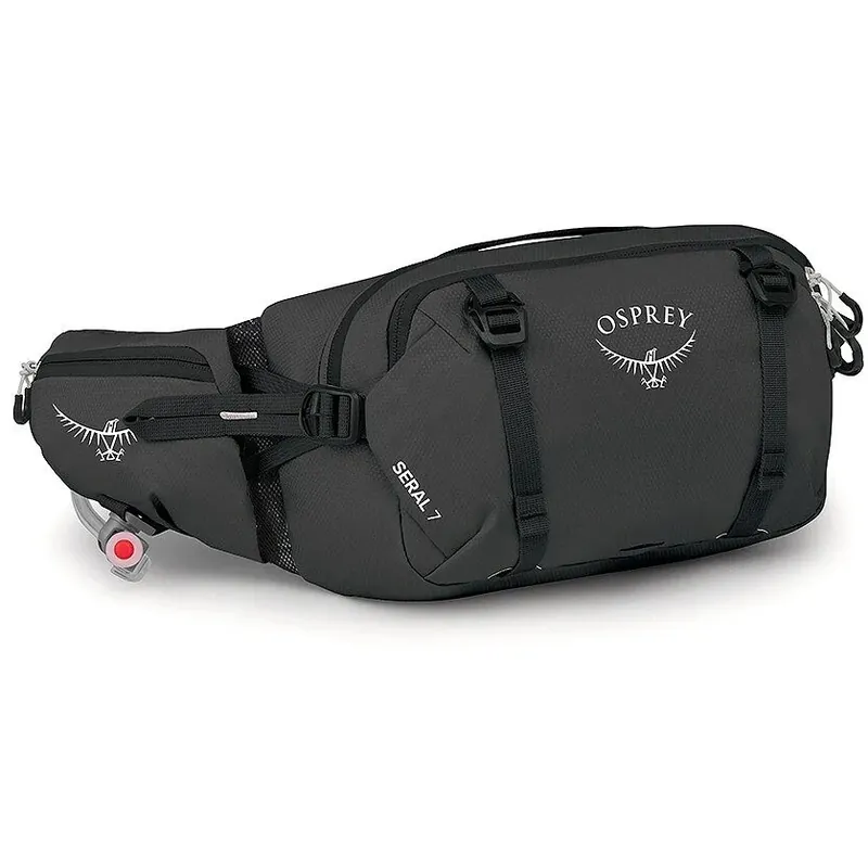 Knallerangebot Osprey Seral 7 Fahrrad-Gürteltasche + 1.5L Trinkblase - Raven Black