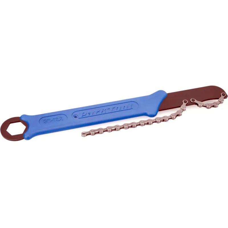 Park Tool SR-12.2 Kettenpeitsche und Schlüssel für Kassettenabzieher - blau Preis Gesenkt