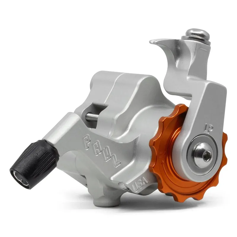 Letzte Chance Paul Component Klamper - Bremssattel - Long-Pull - Flatmount - silber / orange