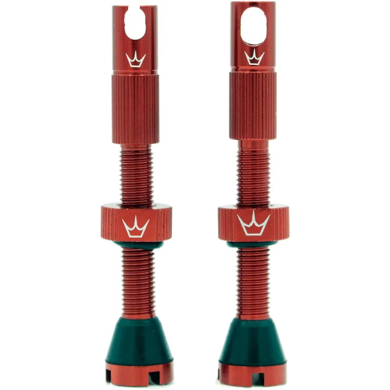 Peaty‘s x Chris King Tubeless Ventile - MK2 - rot Heißes Angebot