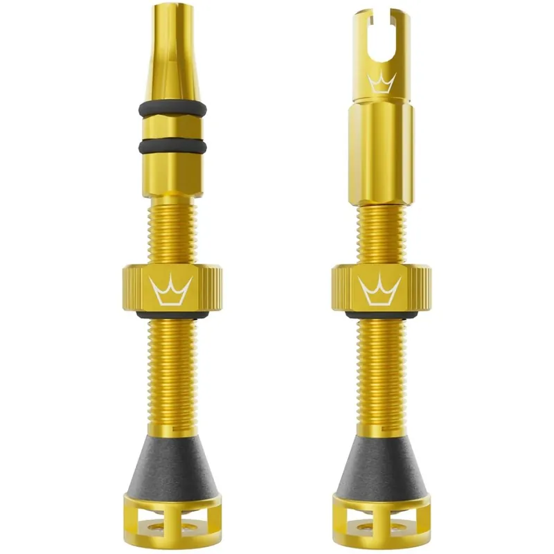 Must-Have Peaty‘s Holeshot Fast Flow Tubeless Ventile - Gold