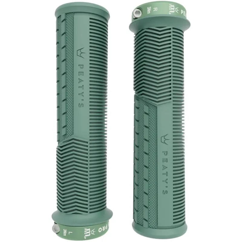 Peaty‘s Monarch Pro Grips Mushroom Thin Lenkergriffe - Mint Green Sonderangebot