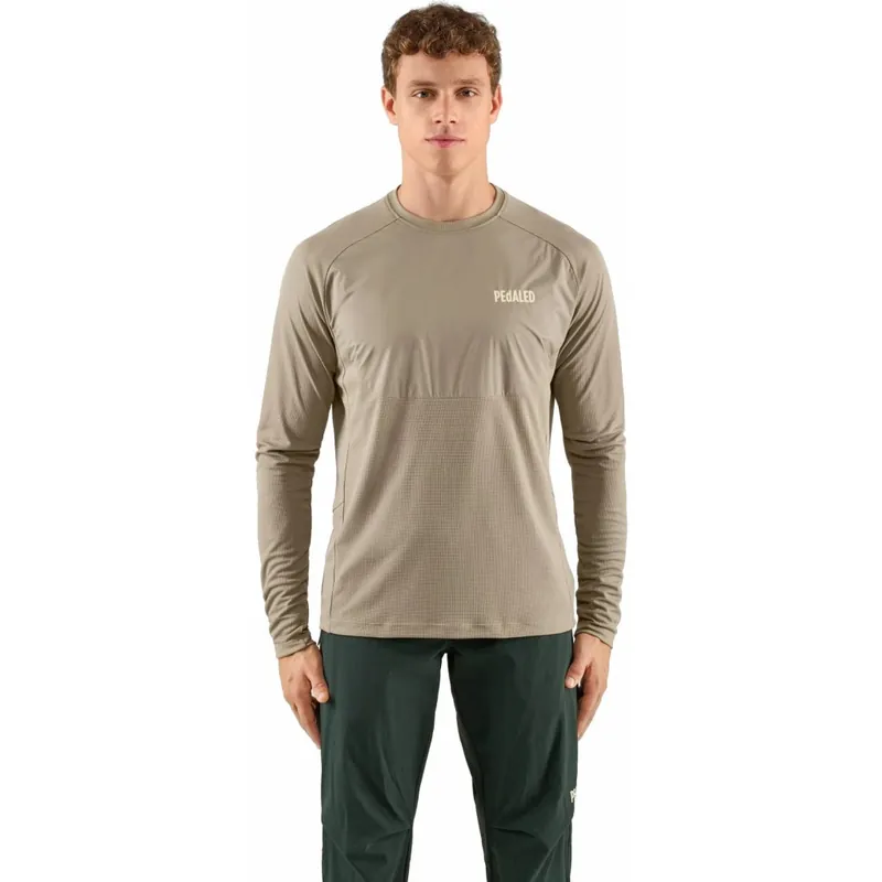 Saisonangebot PEdALED Yama Trail Power Dry® Langarmshirt Herren - Grey 26WLSYA