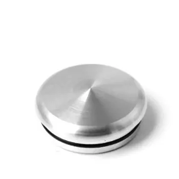 Preis Gesenkt Pitlock Alu Flat Cap Endkappe - silber