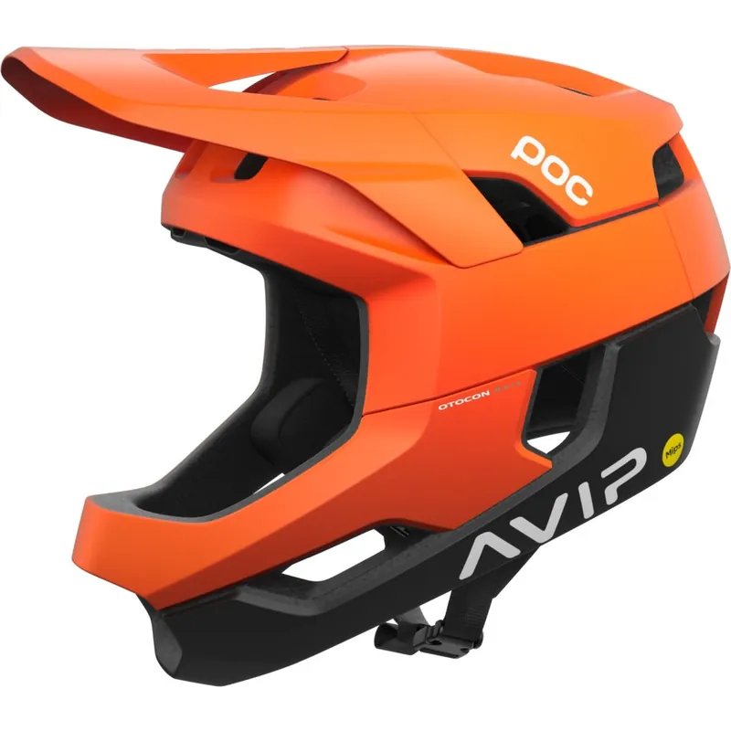 Schnäppchen POC Otocon Race MIPS Helm - 8375 fluorescent orange avip/uranium black matt