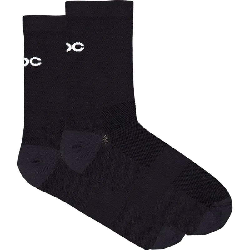 POC Cadence Road Socken mittellang - 1002 Uranium Black Schneller Versand
