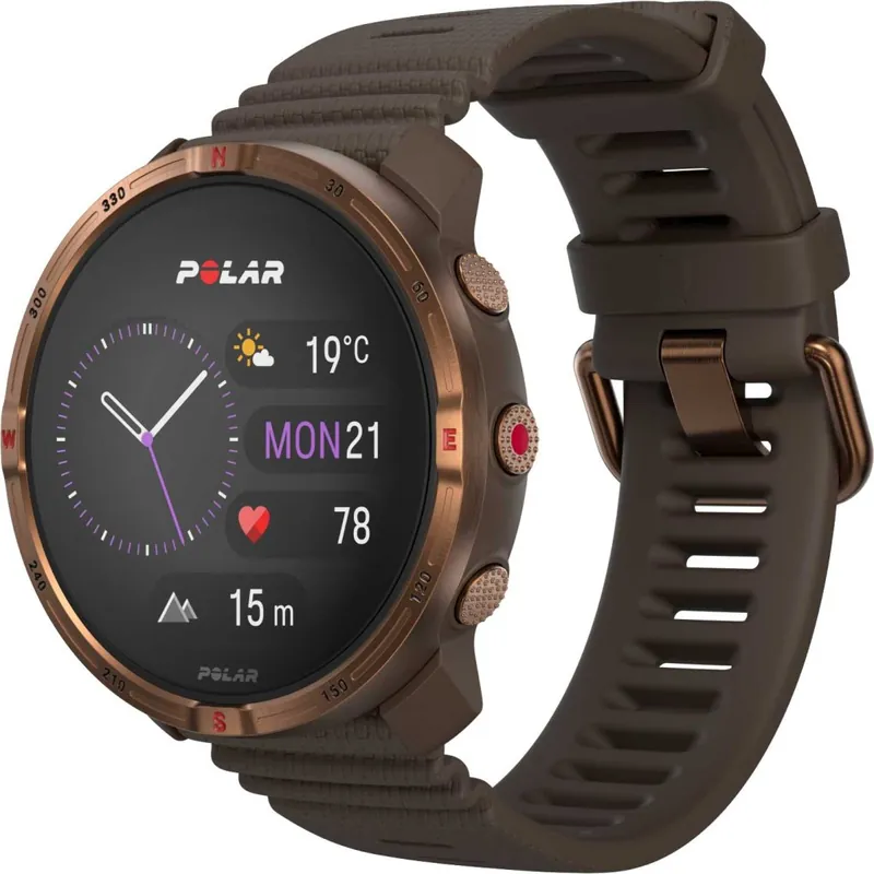 Preisknaller Polar Grit X2 GPS Multisport Uhr - braun/kupfer