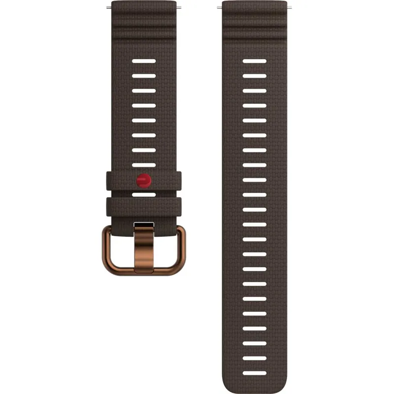 Polar 22mm Silikon Armband S-L - braun Highlight