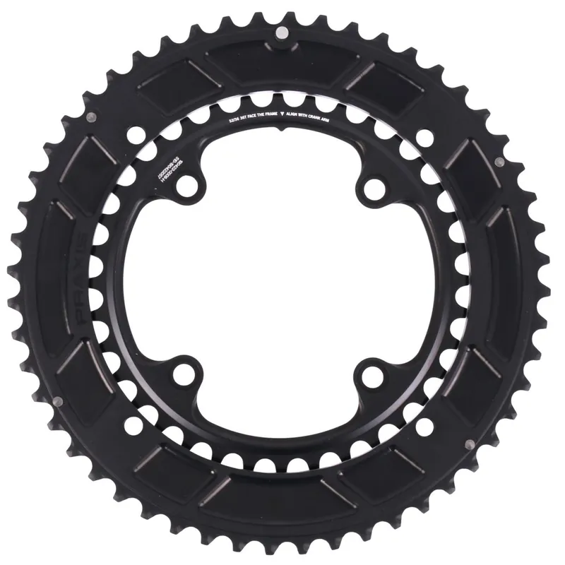 Praxis Works Kettenblatt-Set X-Rings LT2 - Road 10/11/12-fach - 52/36 Zähne Nur Heute