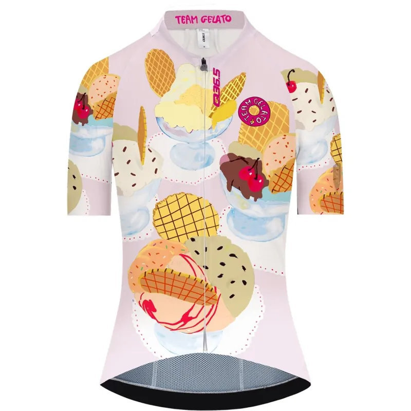Günstig Q36.5 Gregarius Pro Team Gelato Kurzarmtrikot Damen - white