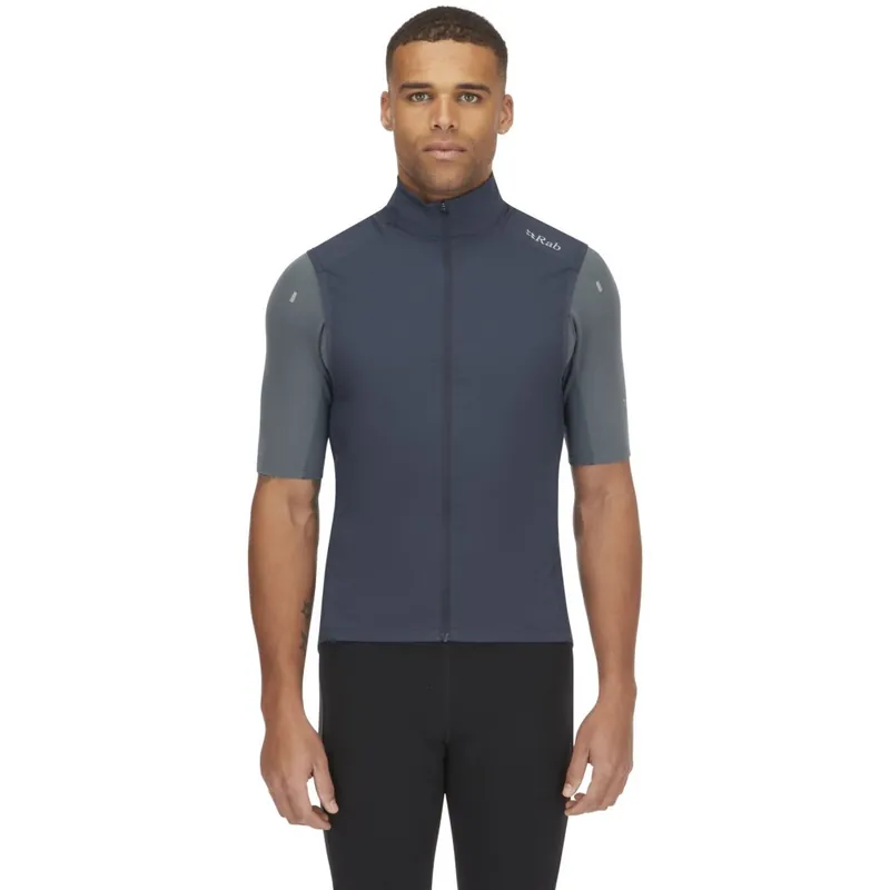 Rab Cinder Windveil Weste Herren - tempest blue Zertifiziert