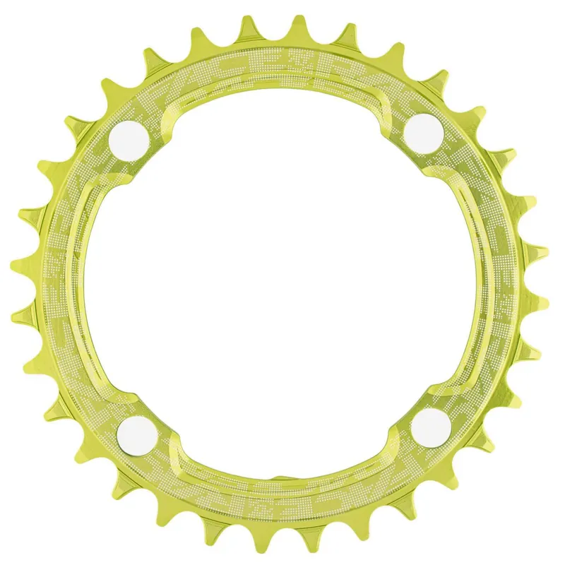 Rabatt Race Face Narrow Wide Kettenblatt - 4 Arm - 104mm - grün