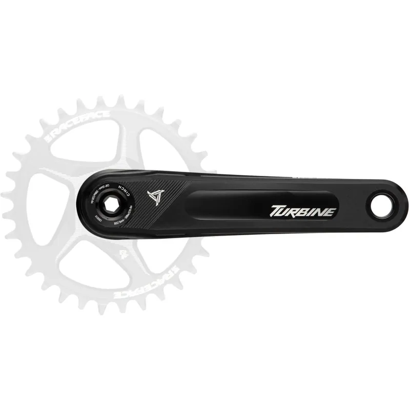 Neuheit Race Face Turbine Cinch 136 Kurbel - schwarz