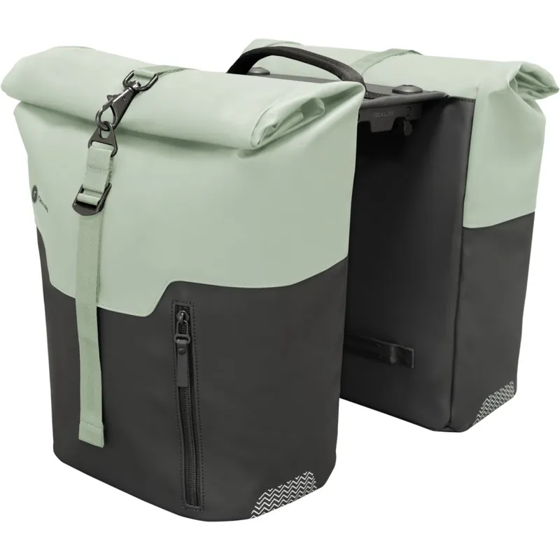 Schnäppchen Racktime Virgil Gepäckträgertaschen 2x17L - Black/Pistachio