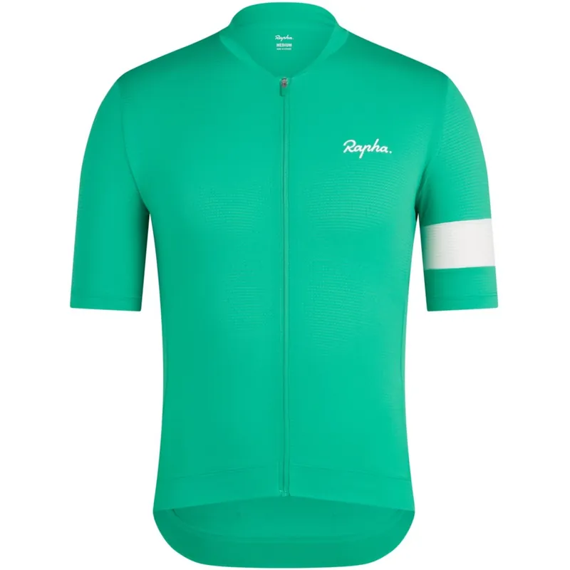 Rapha Core Lightweight Kurzarmtrikot Herren - fresh green/white Ausverkauf