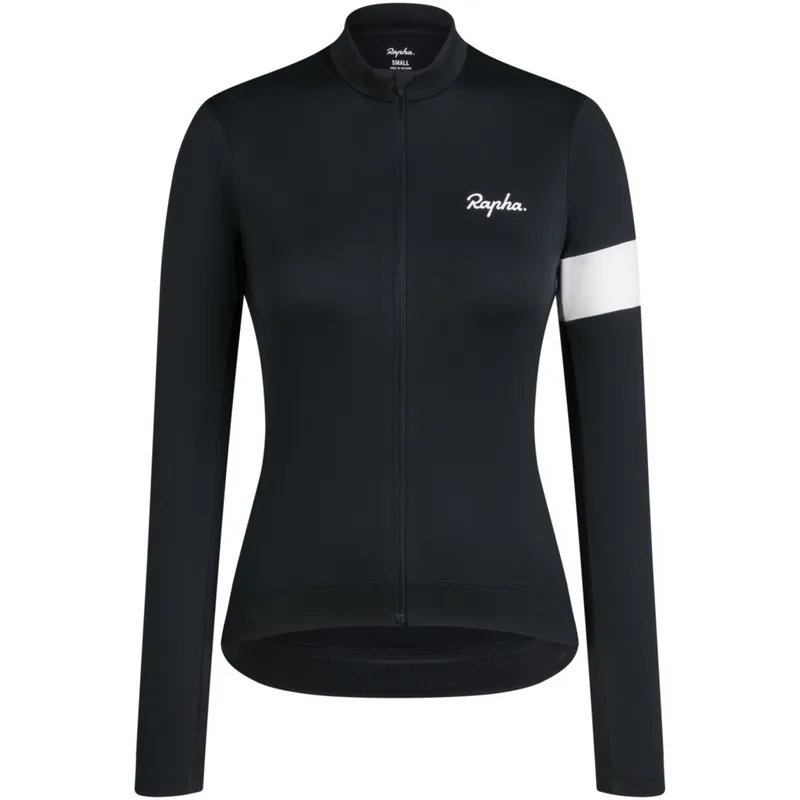 Rapha Core Thermal Langarmtrikot Damen - schwarz/weiß Beliebt