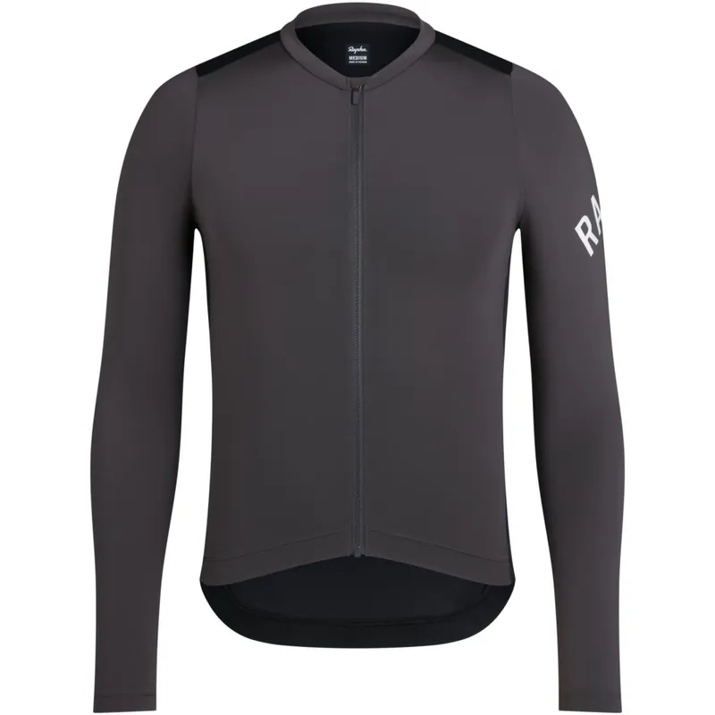 Kracherpreis Rapha Pro Team Lightweight Langarmtrikot Herren - dark grey/black