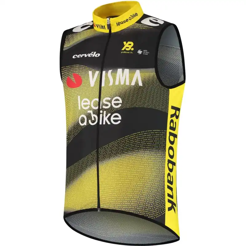 RAPidGEAR Team Visma Lease a Bike Tour de France Weste 2025 - schwarz/gelb Preiswert