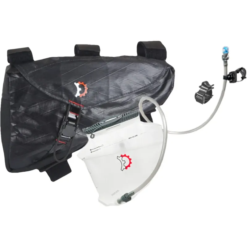 Abverkauf Revelate Designs Hopper Rahmentasche 4L - Hydration Bundle - Schwarz