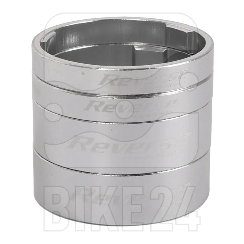 Reverse Components Ultra-Light Spacer Set 1 1/8" - silber Finale Aktion