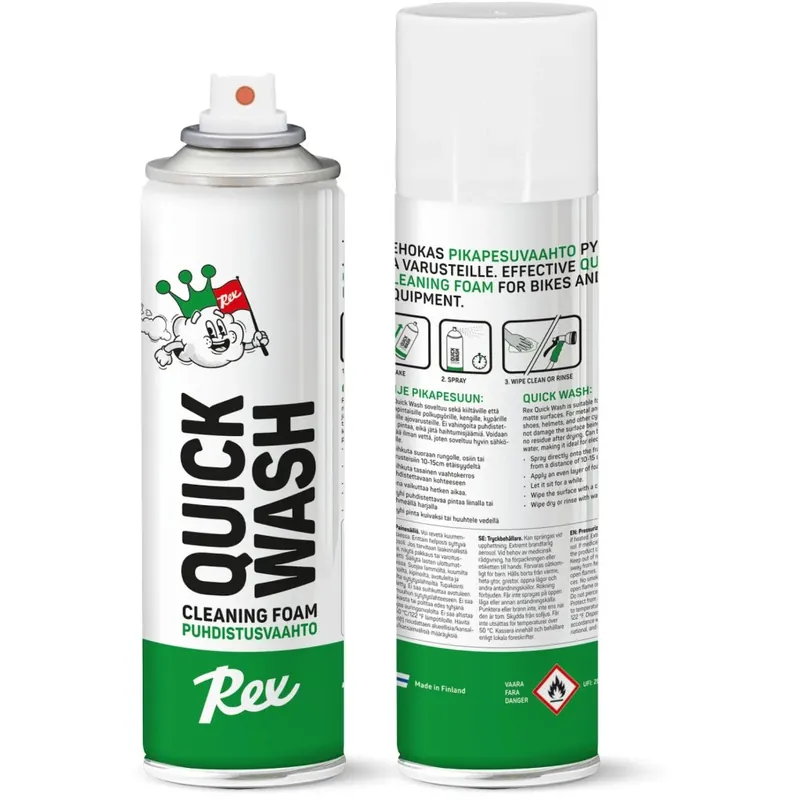 Abverkauf Rex Quick Wash Foam Spray - Fahrradreiniger - 330 ml