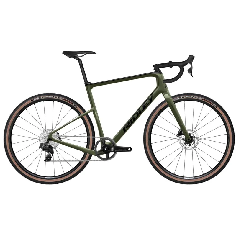 Nur Heute Ridley KANZO ADVENTURE - Rival AXS XPLR - Carbon Gravel Bike - 2025 - army green metallic