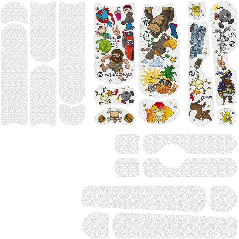 rie sel design kids tape Kiddo Rahmenschutzfolie - stickerbomb Finale Aktion