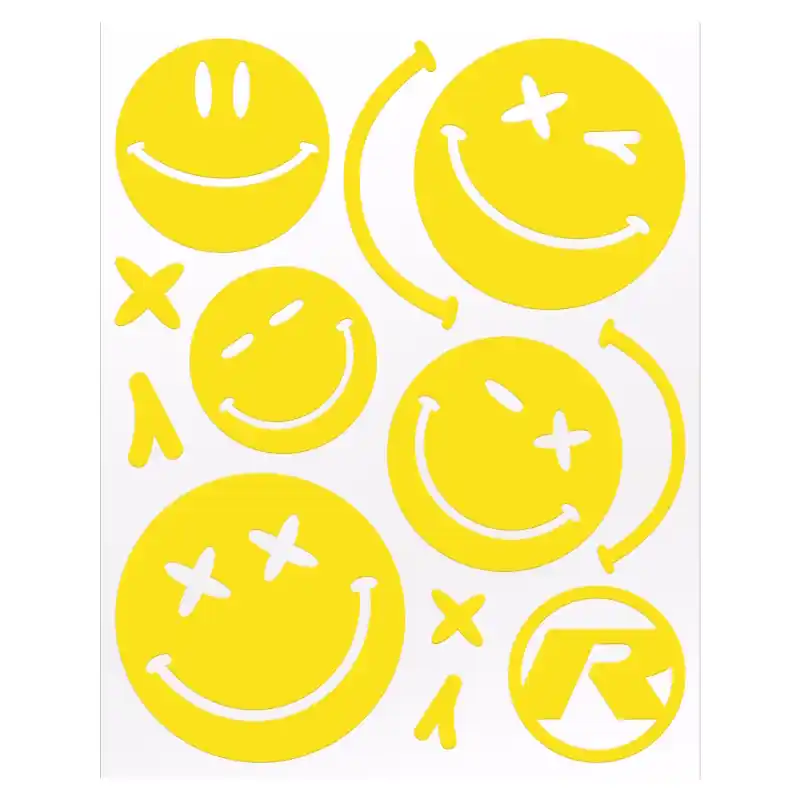 Abverkauf rie sel design re flex - Reflektierendes Sticker-Set - smile