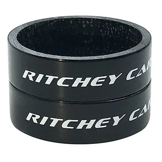 Billig Ritchey Carbon Spacer-Set - 10mm (2 Stück) - glossy UD Carbon