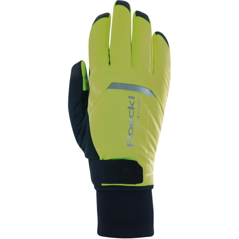 Finale Aktion Roeckl Sports Villach 3 Fahrradhandschuhe - fluo yellow 2100