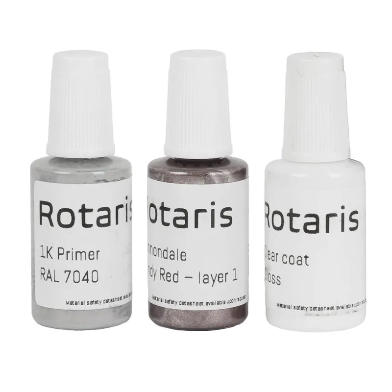 Super-Preis Rotaris Lack Ausbesserungsset für Kalkhoff/Focus - mit Grundierung - Stoneblue Gloss