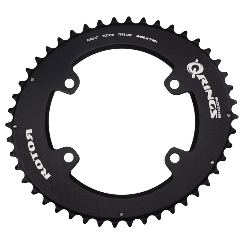 Rotor Q-Rings Kettenblatt außen für Shimano GRX - BCD 110x4 - oval Heißes Angebot