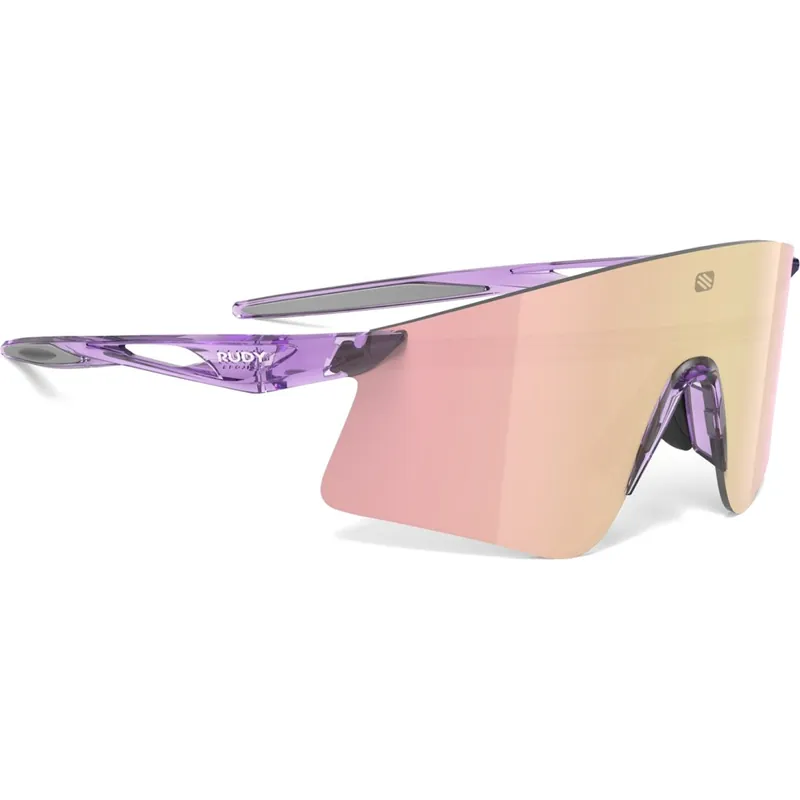 Neue Ware Rudy Project Astral X Brille - Crystal Lilac Gloss - RP Optics Multilaser Rose Gold