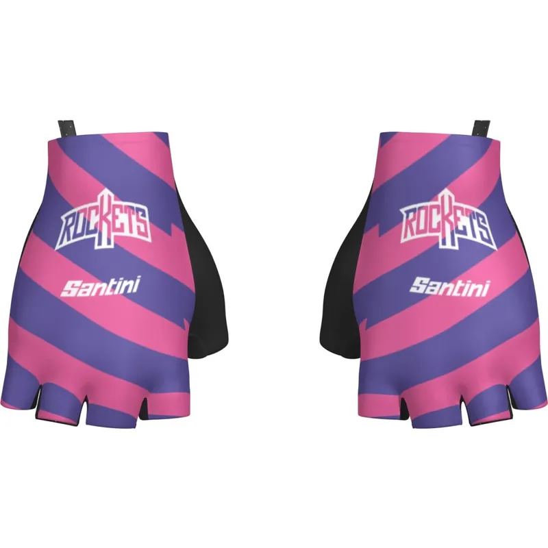 Beliebt Santini Team Rockets Kurzfinger-Handschuhe - print