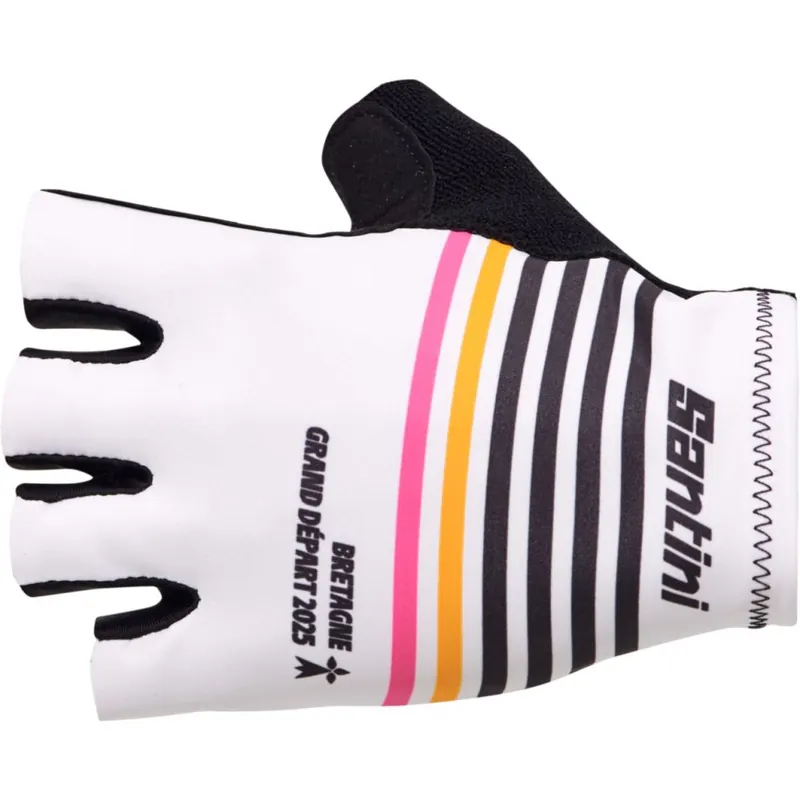 Santini Grand Départ Bretagne Kurzfinger-Handschuhe Damen - Tour de France Femmes Avec Zwift™ 2025 Collection Neue Kollektion