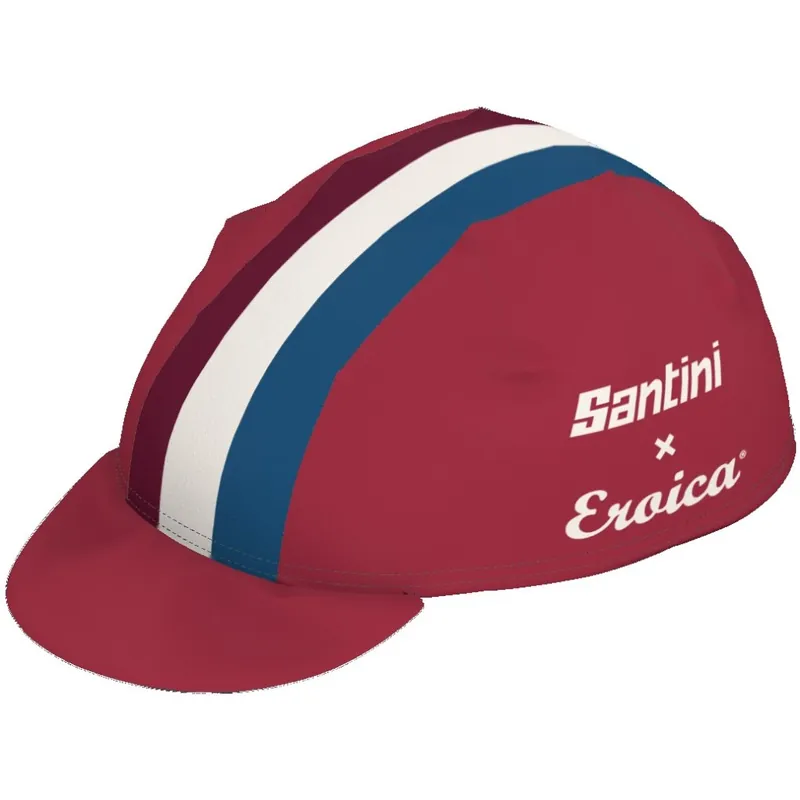 Neue Kollektion Santini Eroica Timo Radmütze - bordeaux BR