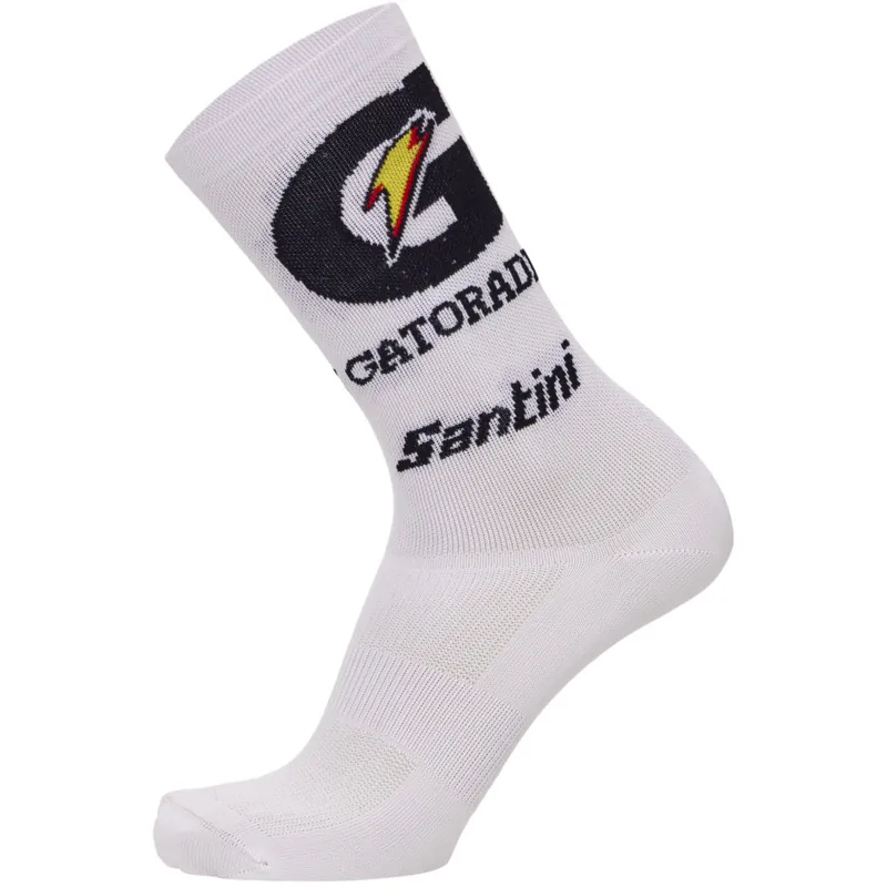 Santini Team Lidl-Trek 2026 Fan Line Fahrradsocken - bianco BI Finale Aktion