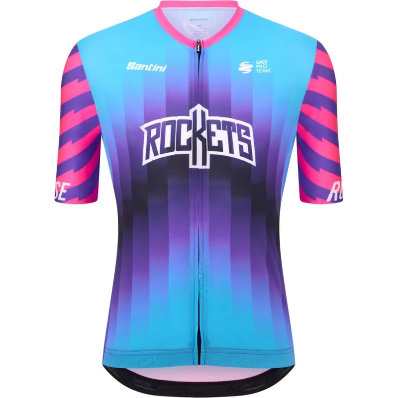 Preiswert Santini Team Rockets Kurzarmtrikot Herren - print