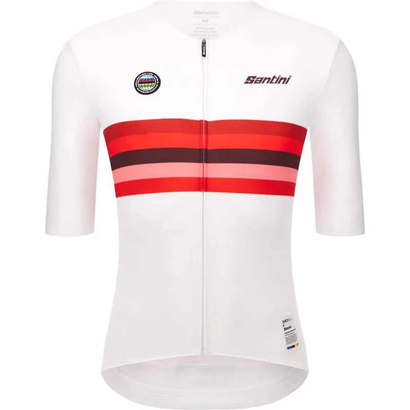 Billig Santini UCI World Champion Kurzarmtrikot Herren - Japan