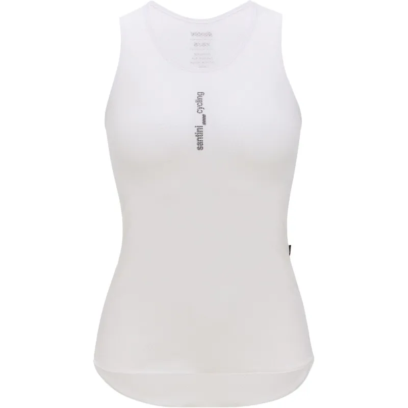 Direkt Vom Hersteller Santini Delta Unterhemd ärmellos Damen - weiß BI