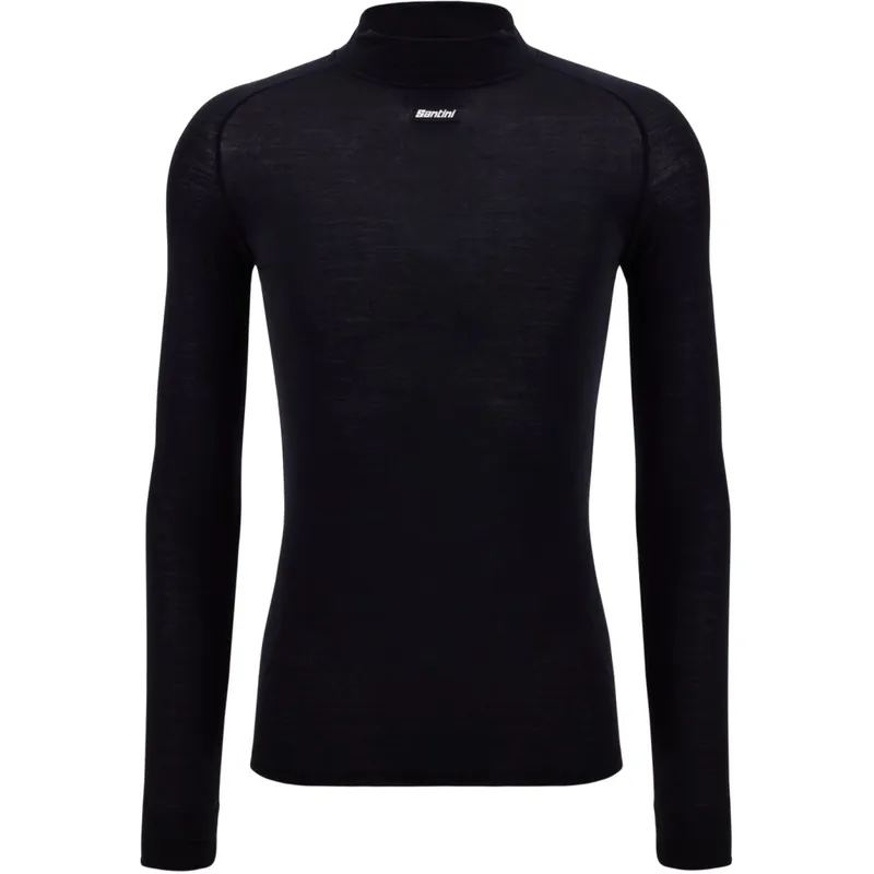 Santini Next 2 Skin Unterhemd Langarm Herren - black NE Letzte Chance