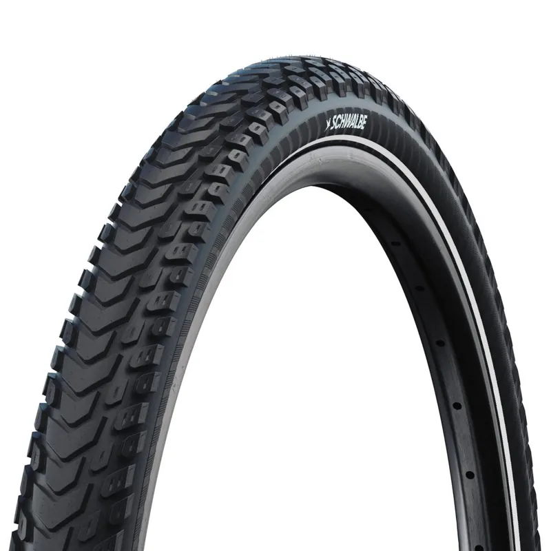 Schwalbe Marathon Mondial Drahtreifen - Addix Green DD - RaceGuard E-50 - 28x1.75" Black Reflex Echt