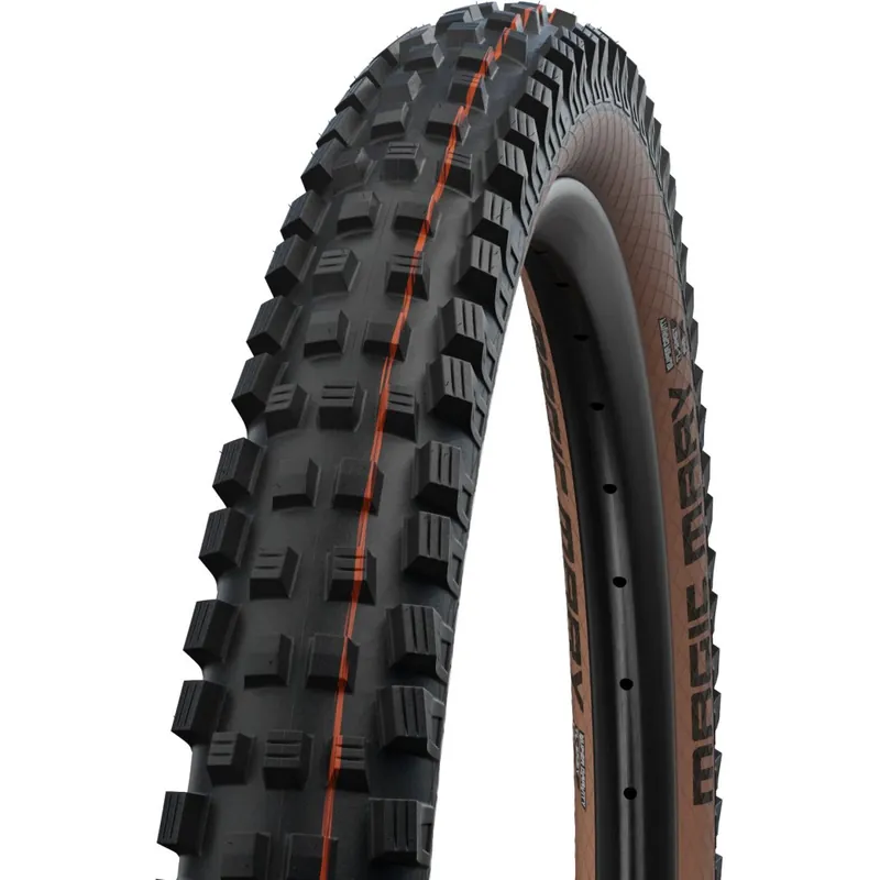 Zertifiziert Schwalbe Magic Mary Faltreifen - Evolution Addix Soft Super Gravity TLEasy - ECE-R75 - 29x2.40" Bronze Sidewall