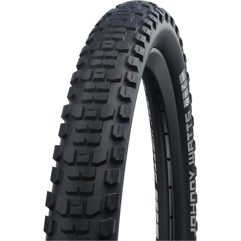 Heißes Angebot Schwalbe Johnny Watts Faltreifen - Performance Addix DD - Race Guard ECE-R75 - 27.5x2.35" Black