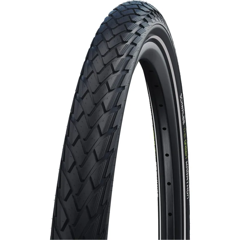 Top-Preis Schwalbe Marathon Drahtreifen - Performance Addix Eco Green Guard - E-25 - 28x1.25" Black Reflex