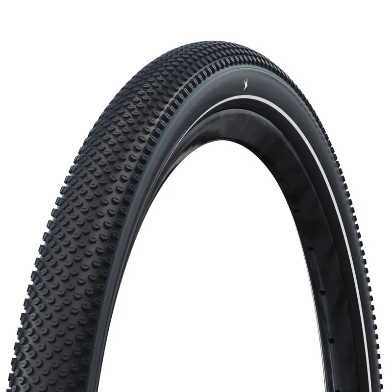 Jetzt Kaufen Schwalbe G-One Allround Faltreifen - Gravel Addix Green Race Guard TLR E-25 - 27.5x2.60" Black Reflex